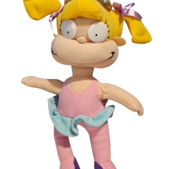 Nickelodeon Nanco Rugrats Angelica‎ Pickles Plush Ballerina 2004 Vintage Toy 9" - Picture 1 of 8